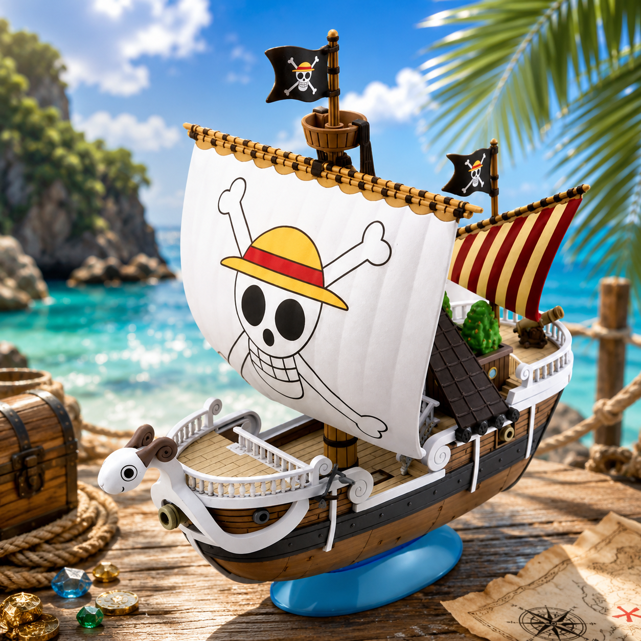 Barco armable One Piece (1053-C)