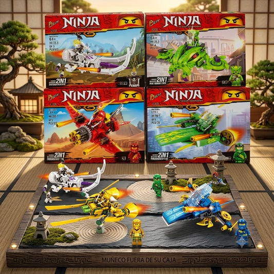 Bloques armables Ninja 6 modelos (888A-32)