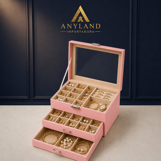 Caja organizadora grande para joyas (80E-13)