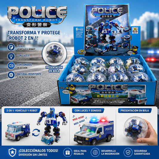 Bloques Armables de Policía Cx12u (SM602A)