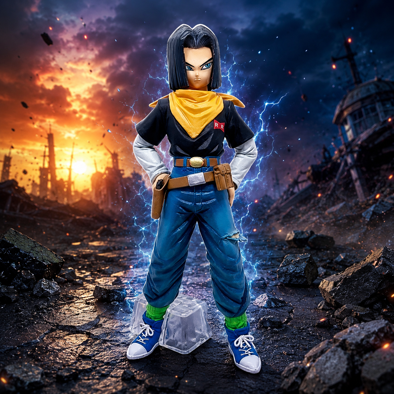 Figura de Accion Androide 17 22cm (3038-P)