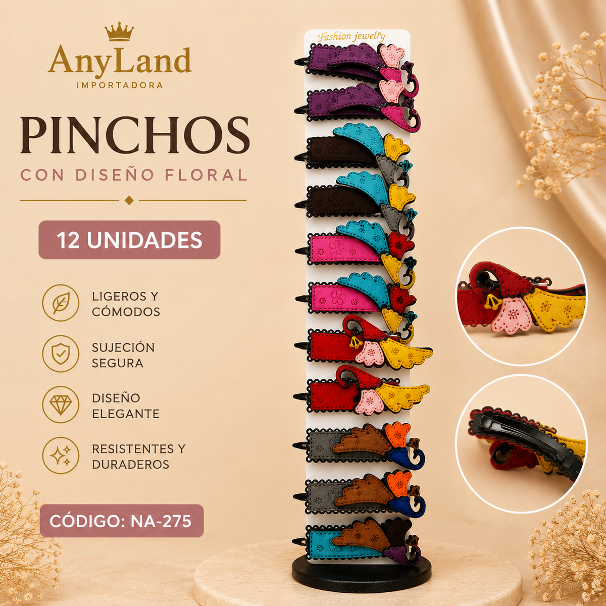 Vinchas peq. Tira x12 unds (NA-275)