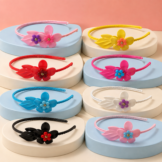 Diademas Colores económicas paquete x 12  DOC (4-476)
