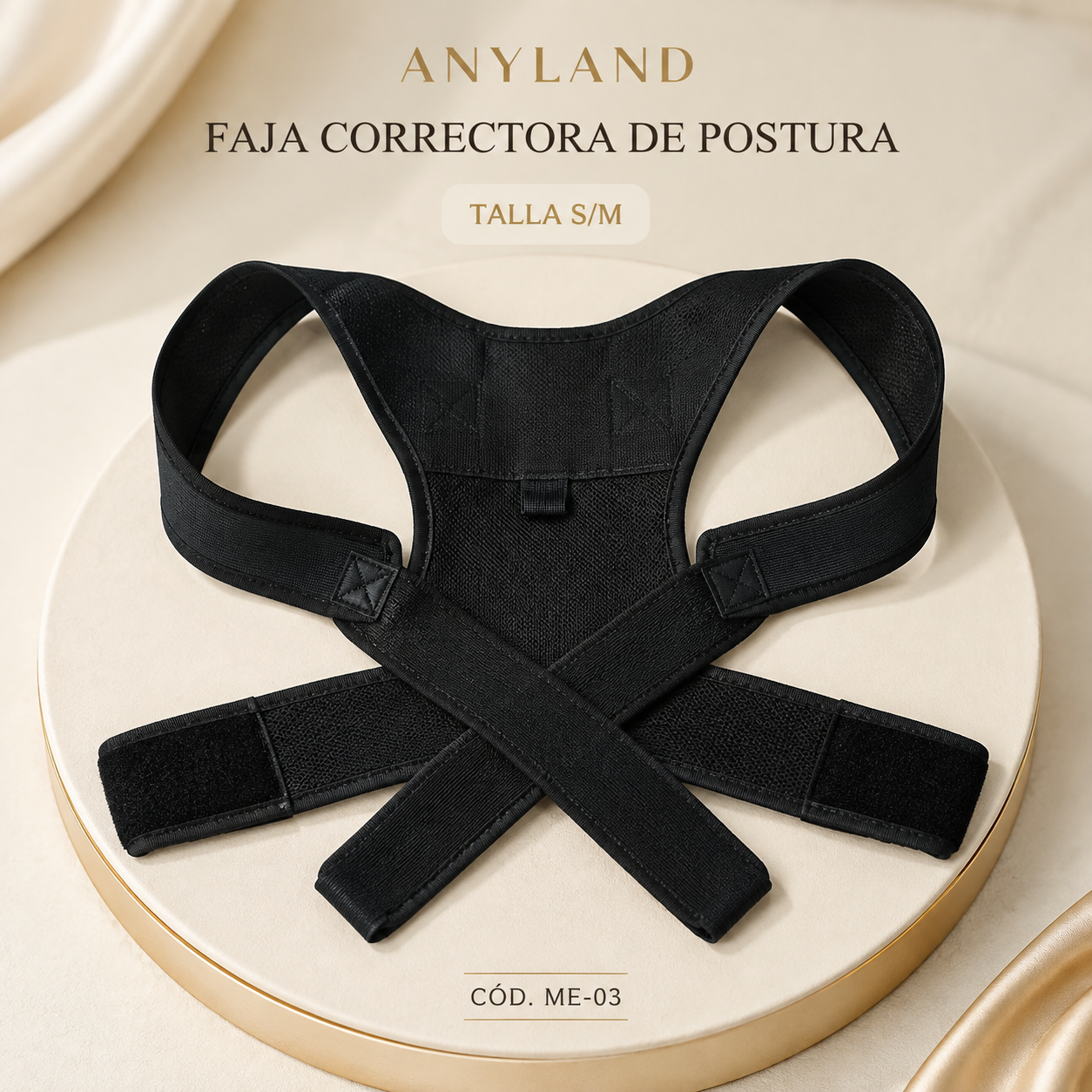 Faja correctora de postura para mujer (ME-03)