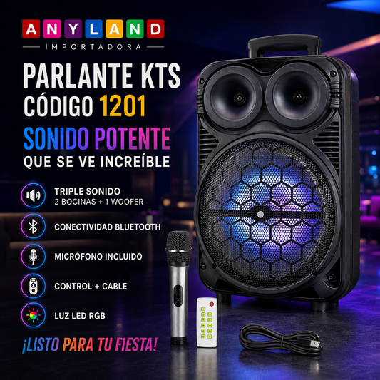 Parlante KTS con micrófono  (1201)