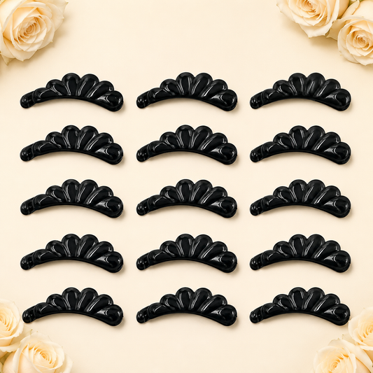 Bananas negras pequeñas para cabello px12 (4F-109)