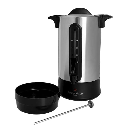 Dispensador de Café de 30 Tazas de Acero Inoxidable Scotland Star (SS-CM02)