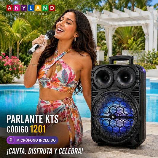 Parlante KTS con micrófono  (1201)