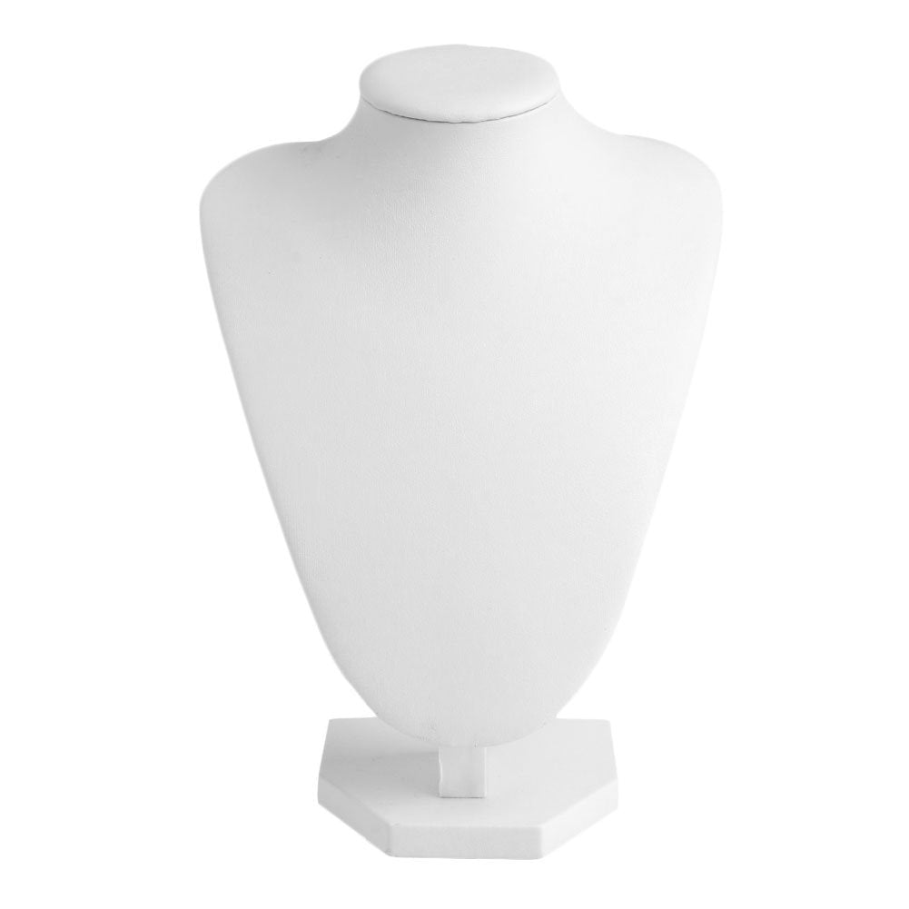 Exhibidor de collar blanco pequeño 15cm (80D-22)