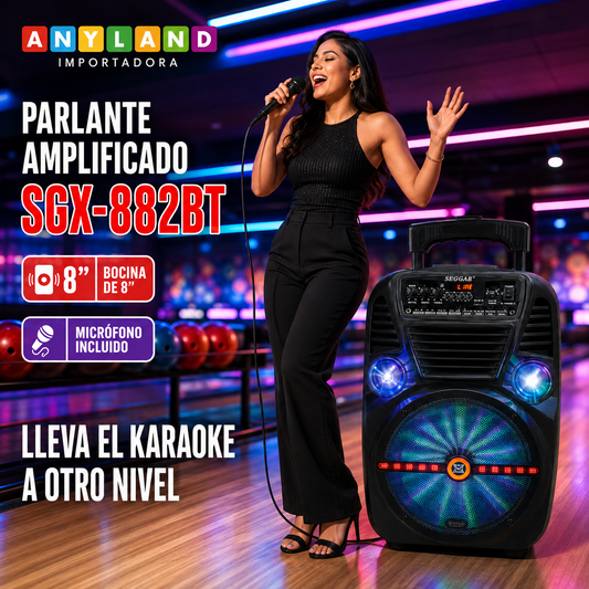 Parlante SEGGAB (SGX-882BT)