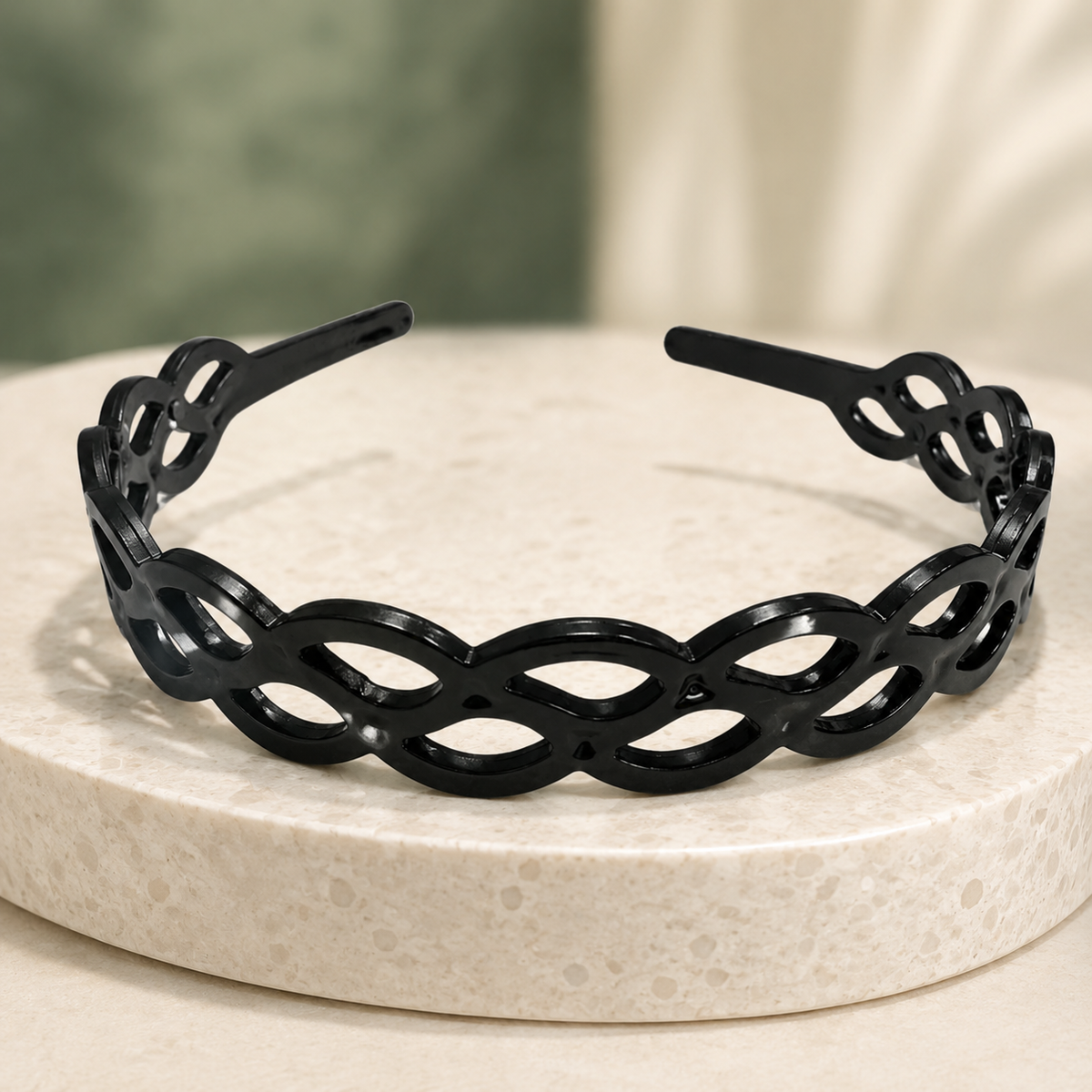 Diademas negras económicas paquete x12 (105-5)