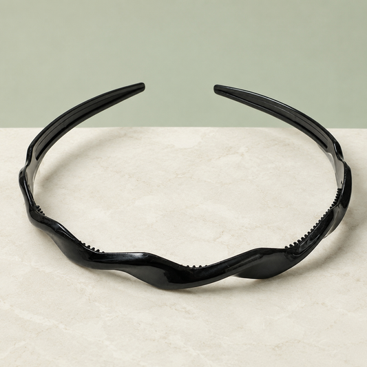 Diademas negras económicas paquete x12 (105-19)