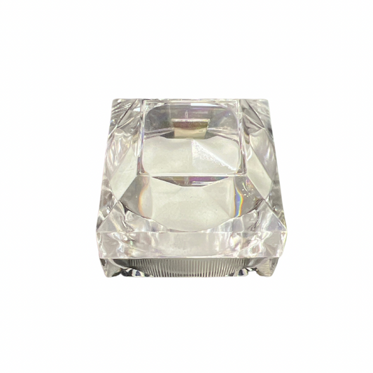 Cajita acrílica para anillo caja x12(80C-80C-113-114-115)