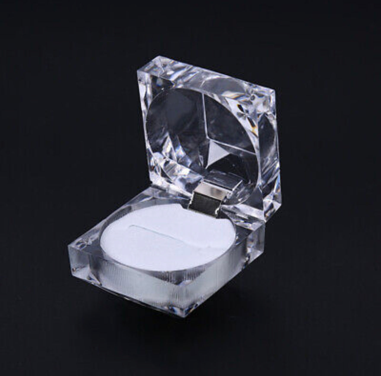 Cajita acrilica para anillo paquete x20(80C-116-118)