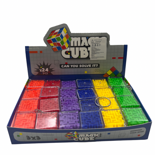 Cubo mini llavero de laberinto x24u. (87-5)