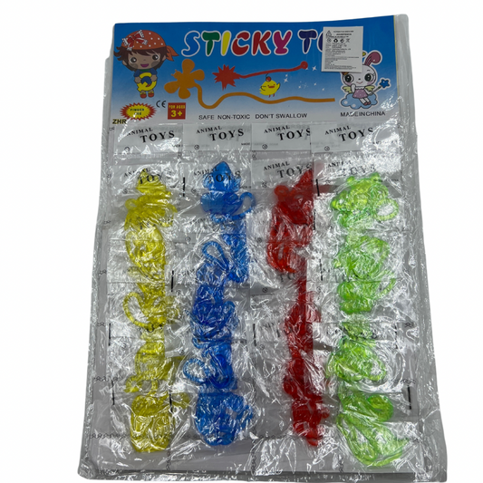 Pegaloco de animales colores x20 unid. (74F-10)