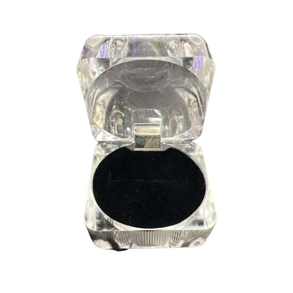 Cajita acrilica para anillo caja x12(80C-230-231-232)