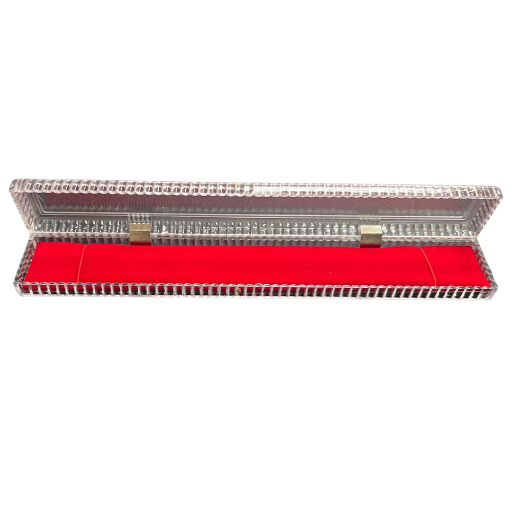 Cajita acrílica para pulsera paquete x12 (80A-26)