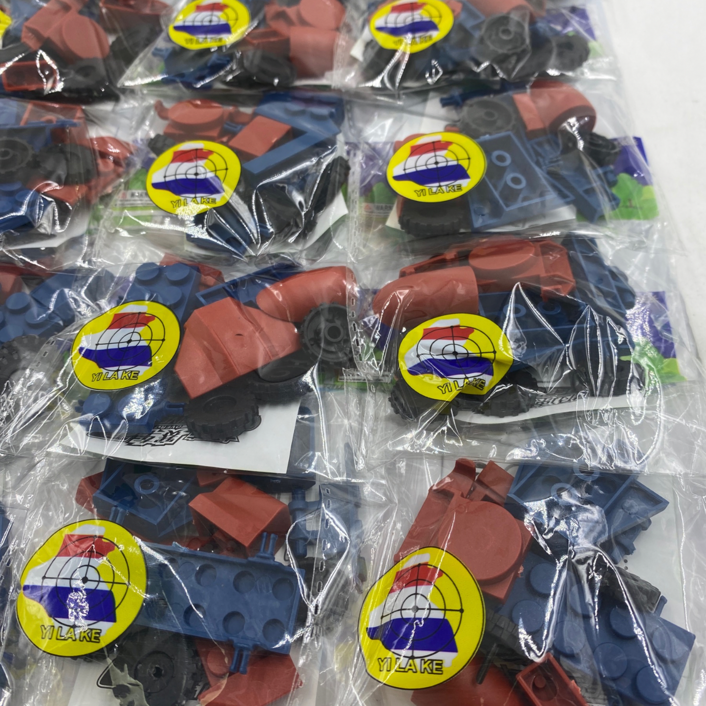 Plancha de bloques armables carritos x20 (74A-1)