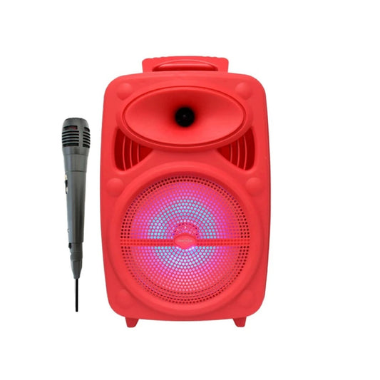 Parlante rojo con bluetooth y micrófono  (GTS-1950)