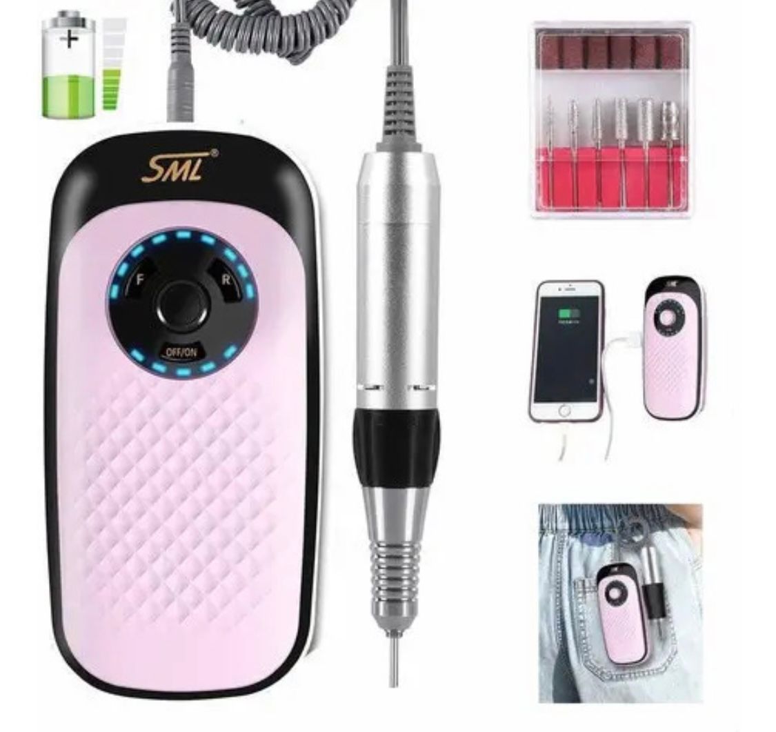 Pulidor de uñas eléctrico portátil recargable profesional SML (22A-20)