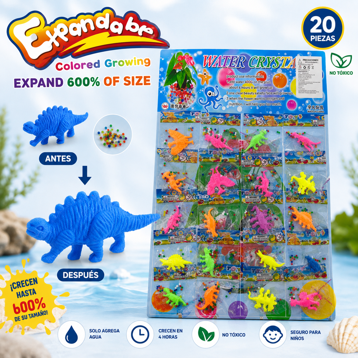 Crecedores plancha x 20 unid.(74F-2)