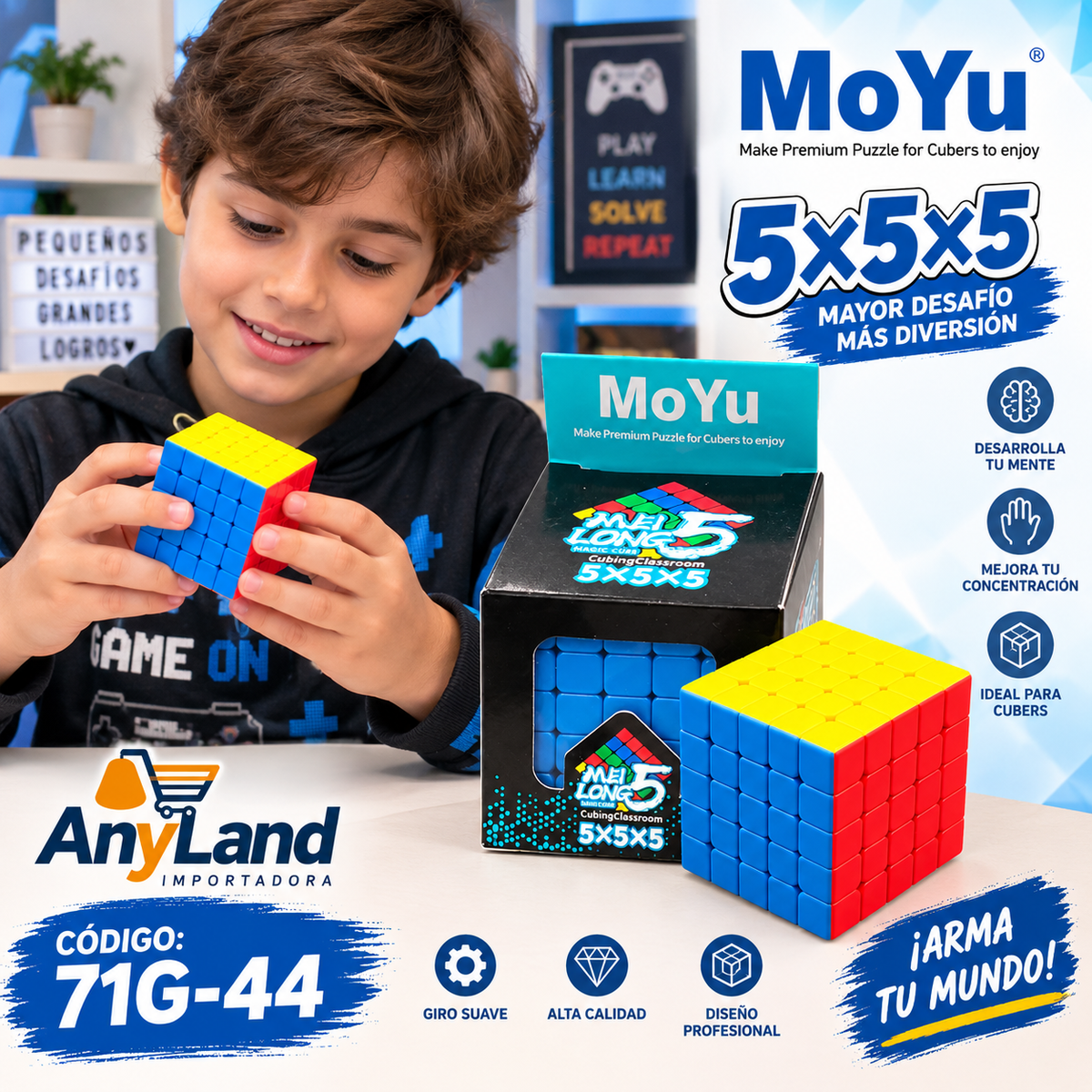 Cubo 5x5 MoYu (71G-44)