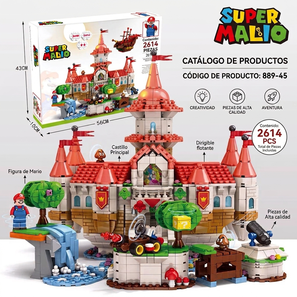 Bloques armables Castillo Super Malio (889-45)