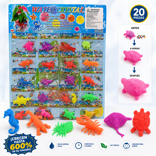 Crecedores plancha de animales x 20 unid.(74F-3)