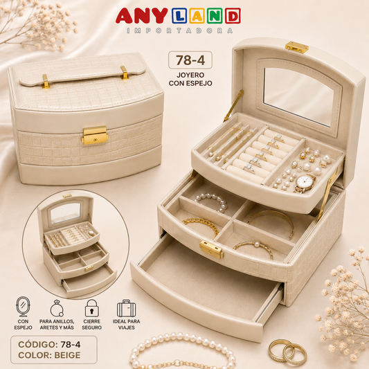 Caja organizadora grande para joyas (78-4)