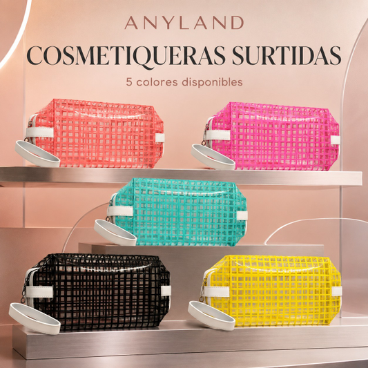 Cosmetiquera plastico transparente impermeable UND  (40-5)