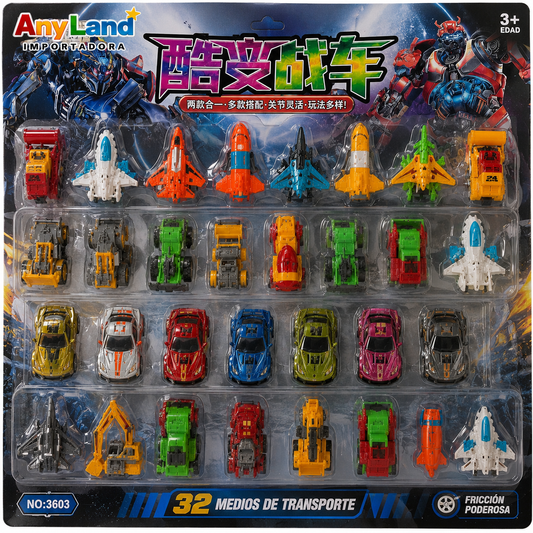 Plancha de transformes peq. surtido x32 (87-13)