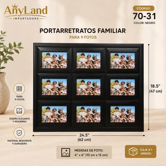 Portarretratos 18.5"x24.5" 3 colores (70-31)