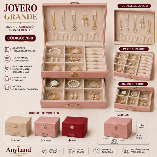 Caja organizadora para joyas (78-8)