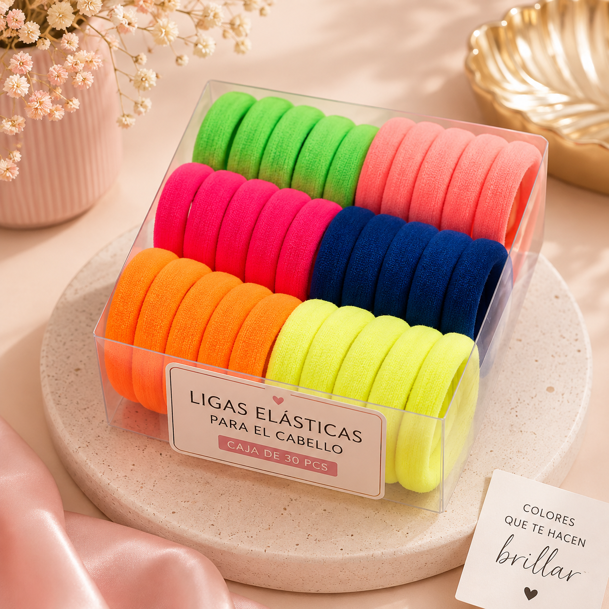 Moño para cabello Colores caja x30 unidades (2B-7)