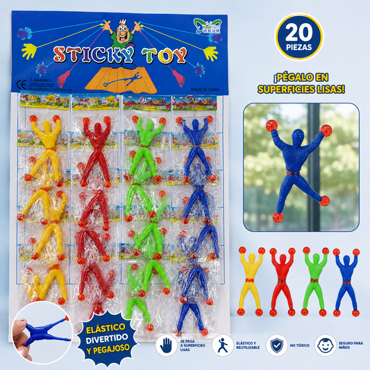 Pegaloco del hombre araña plancha x20 unid. (74F-18)