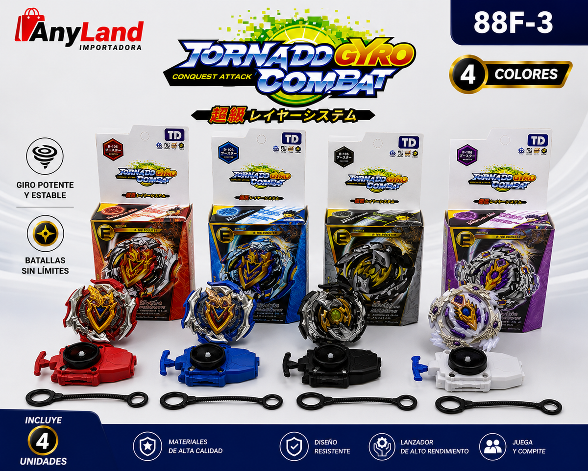 Trompo Beyblade (88F-3)