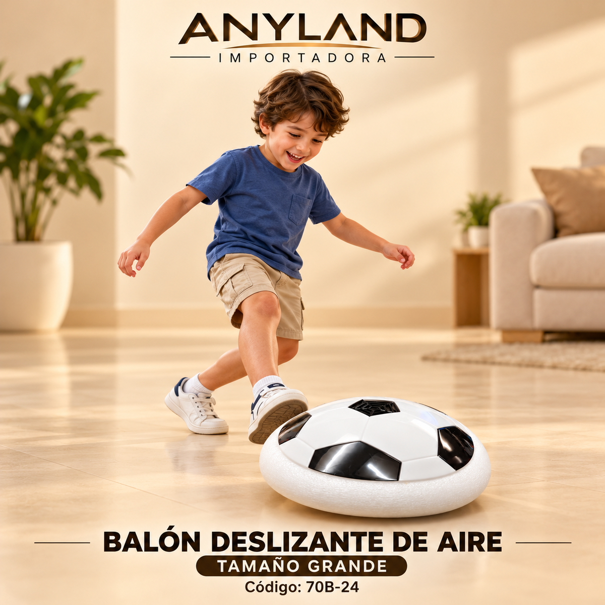 Balon de aire grande con luz (70B-24)