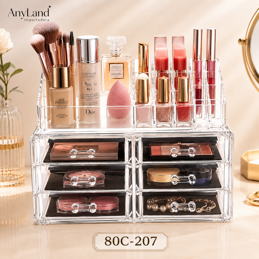 Exhibidor acrílico para joyas y maquillaje (80C-207)