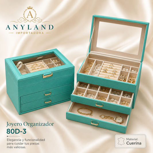 Caja organizadora grande para joyas (80D-3)