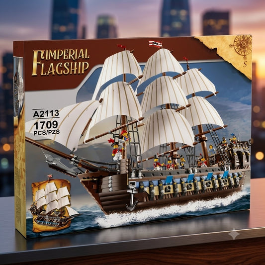Bloques armables Barco Imperial 1.709 pcs  (888C-73)